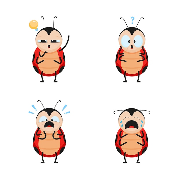 可爱的瓢虫表情包