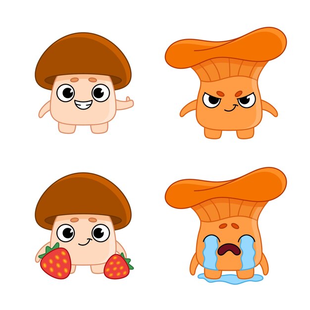 可爱的蘑菇表情包