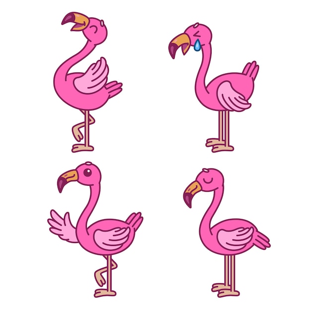 火烈鸟表情包