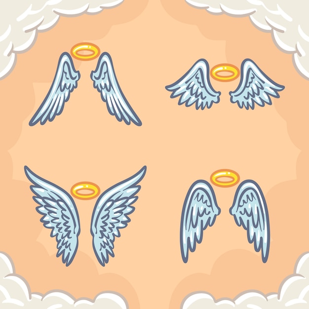 天使光环光圈翅膀