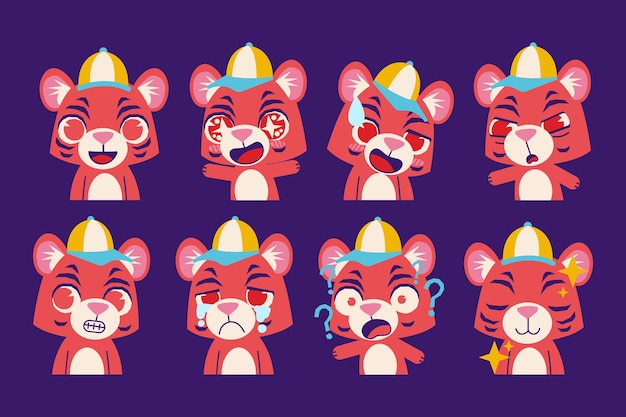 可爱小老虎表情包