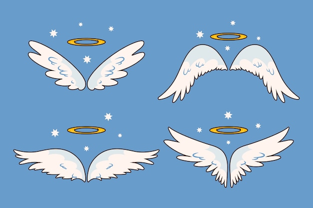 天使光环光圈翅膀