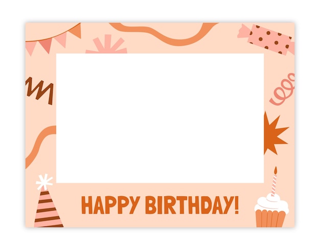 生日布景边框元素