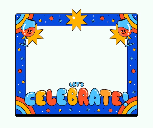 生日布景边框元素