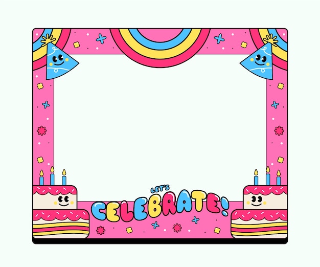 生日布景边框元素