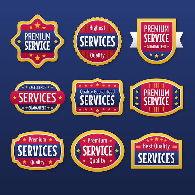 商品标签贴纸元素