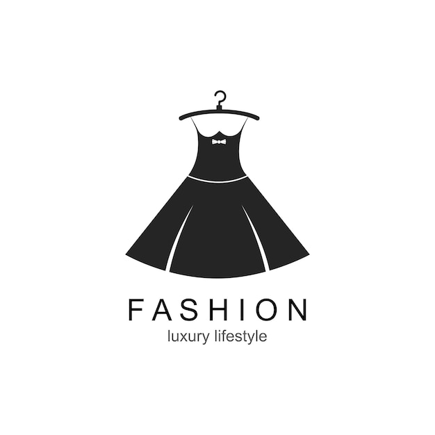 连衣裙服装店标志logo