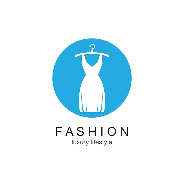 连衣裙服装店标志logo
