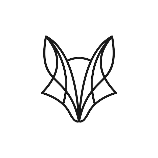 抽象狐狸标志logo