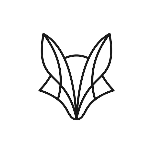 抽象狐狸标志logo