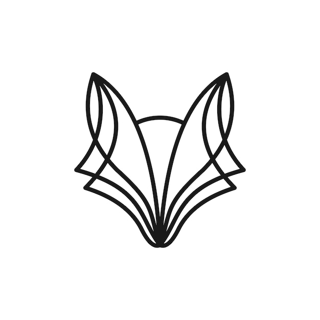 抽象狐狸标志logo