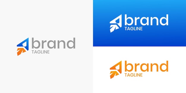 箭头火箭标志logo