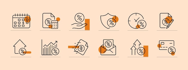 计算器折扣百分比增值金融经济标志logo