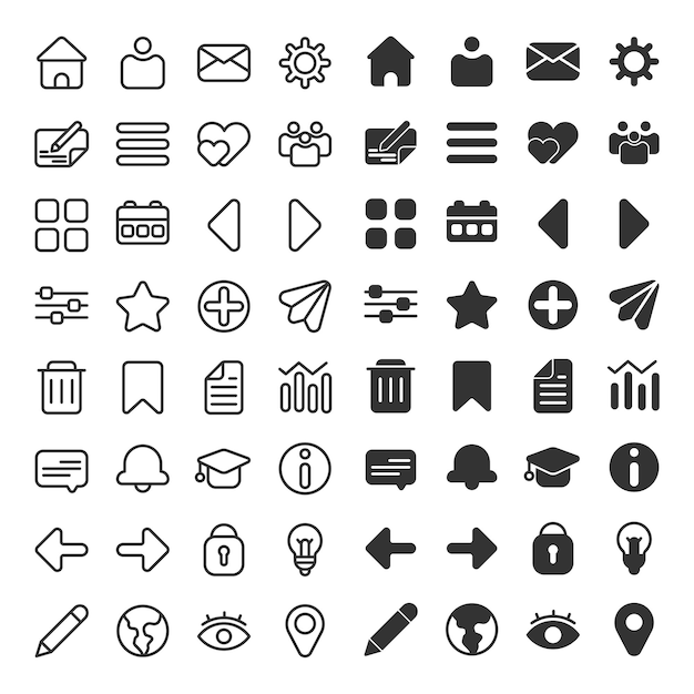 家房子用户邮箱网页ui图标