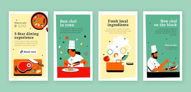 烹饪班学习做饭海报模板