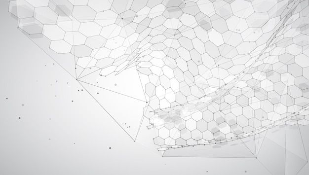 科技感蜂窝背景