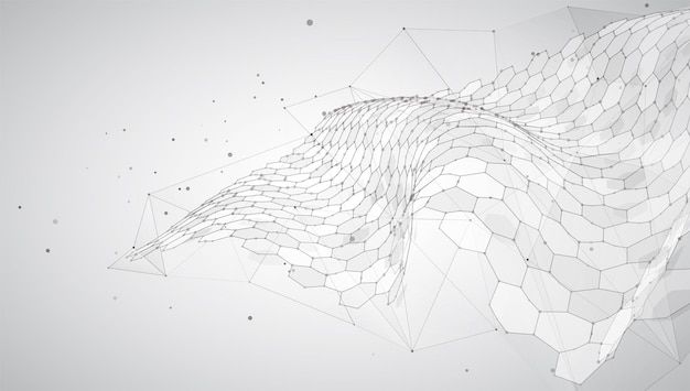 科技感蜂窝背景