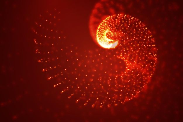 科技感绚丽粒子光效背景