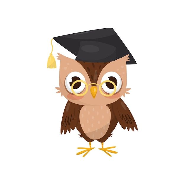 学士帽猫头鹰