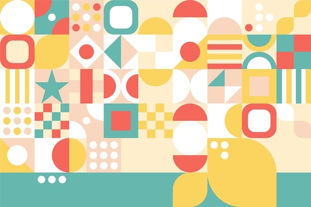 平面几何抽象花纹图案