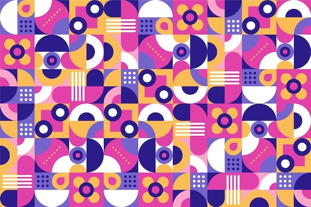 平面几何抽象花纹图案