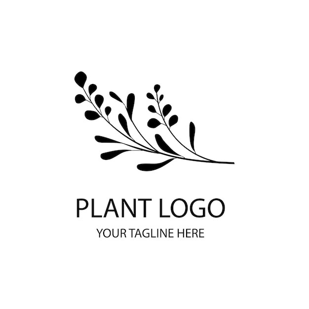 植物花朵盆栽标志logo