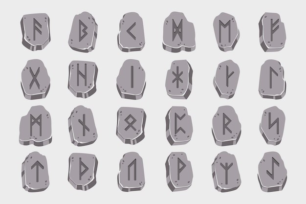 维京风格英文字母字体