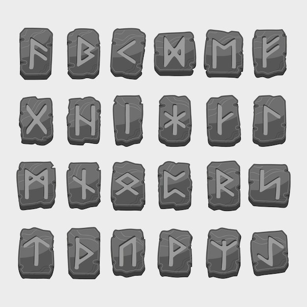 维京风格英文字母字体