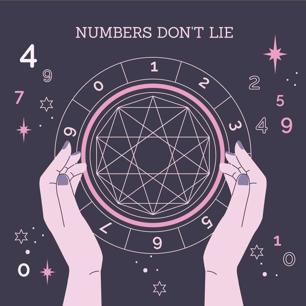 命理星盘占仆插画