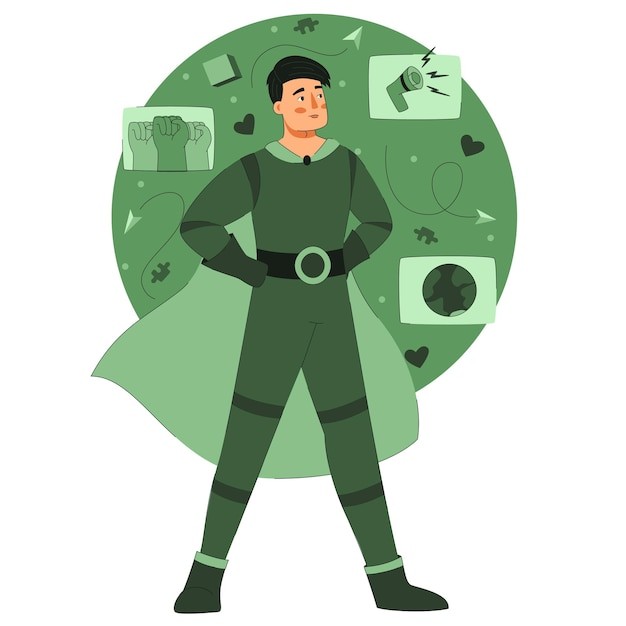 外交官角色mbti插画