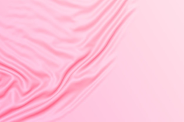 绸缎丝绸布纹粉色背景