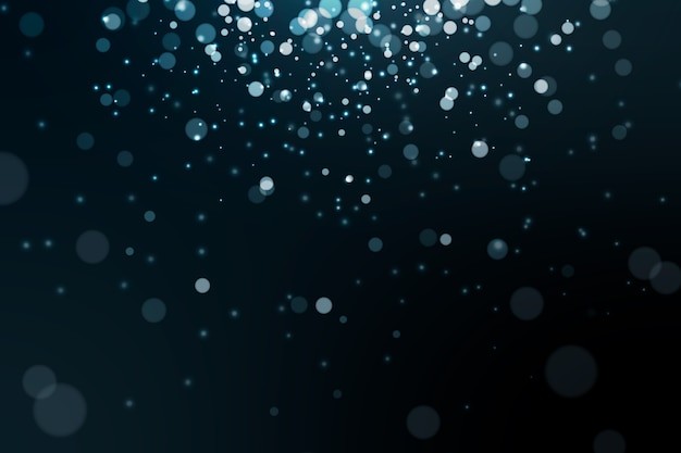 光晕发光黑色背景