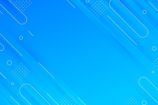 抽象图形蓝色渐变背景