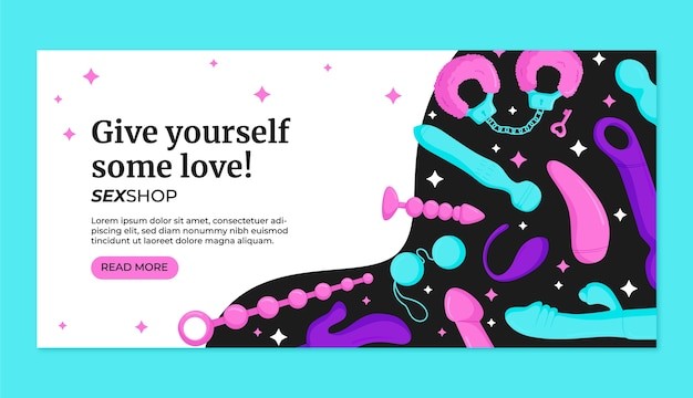 成年人用品广告海报模板