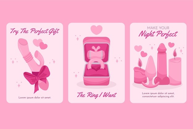 成年人用品广告海报模板