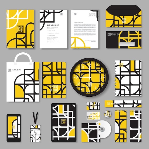 文具办公用品vi模板