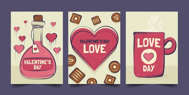 情人节海报模板