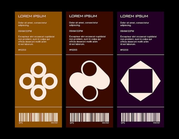 野兽派海报排版海报模板