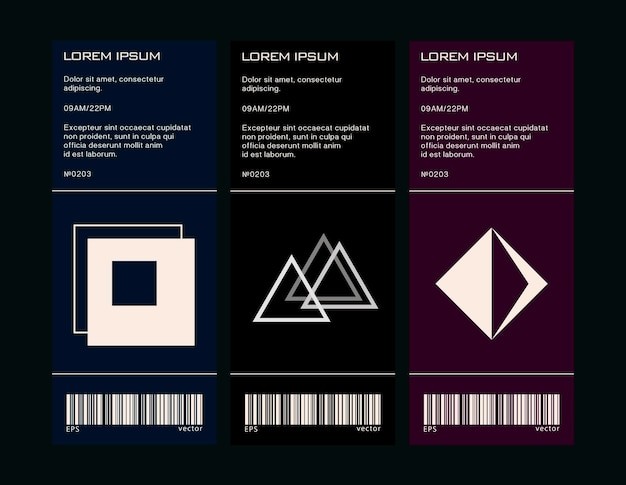 野兽派海报排版海报模板