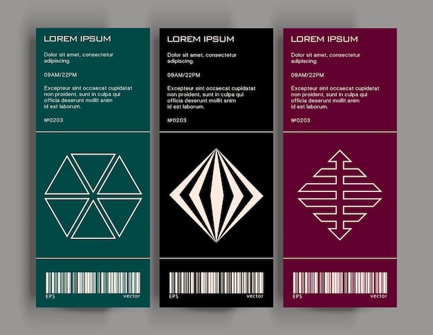 野兽派海报排版海报模板