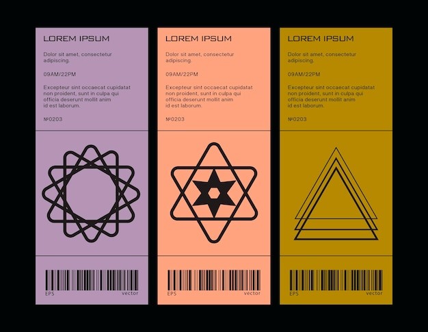 野兽派海报排版海报模板