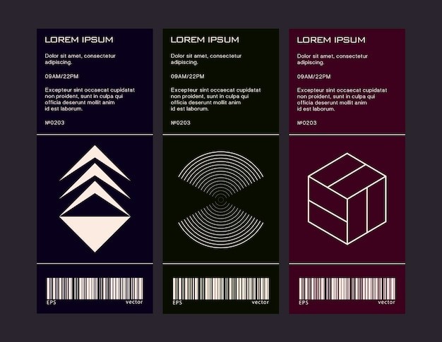 野兽派海报排版海报模板