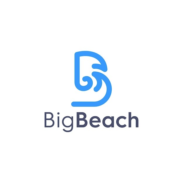 抽象字母B标志logo