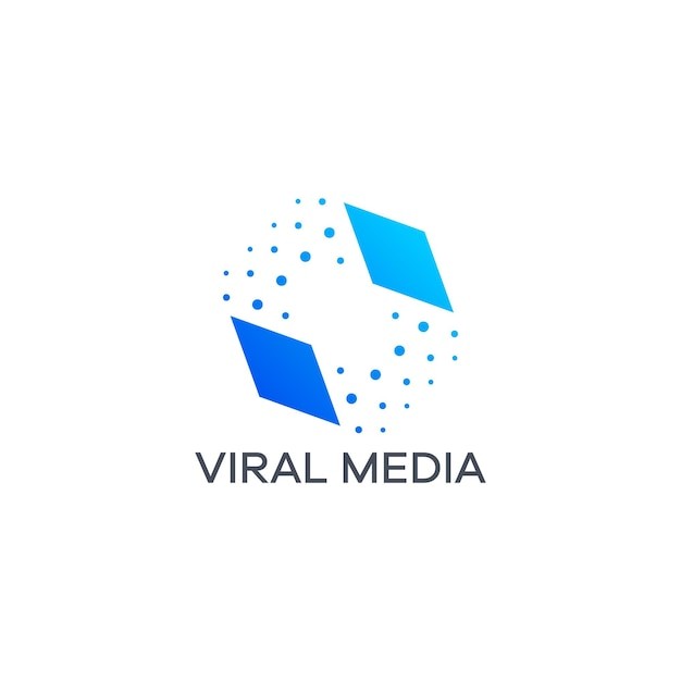 数字多媒体新闻标志logo