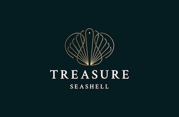 贝壳扇贝标志logo