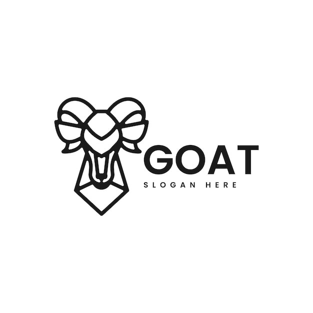 羊头羊角标志logo