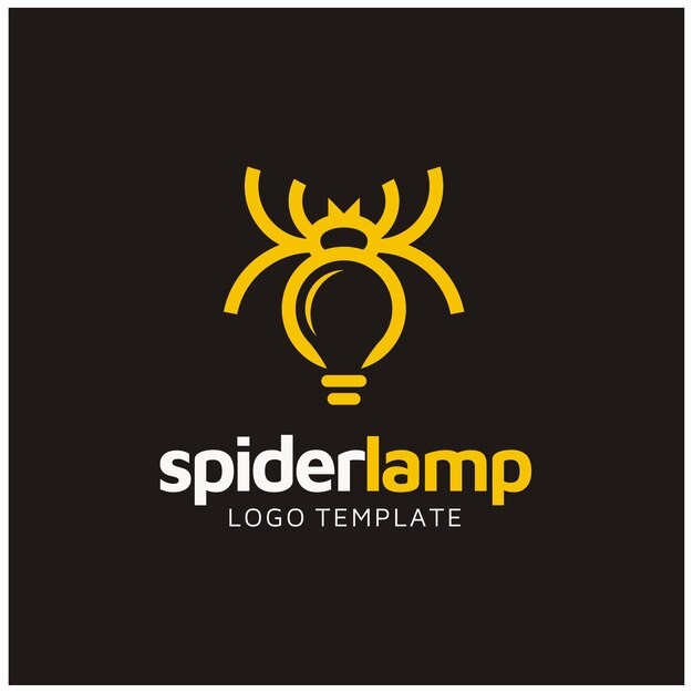 蜘蛛灯泡标志logo