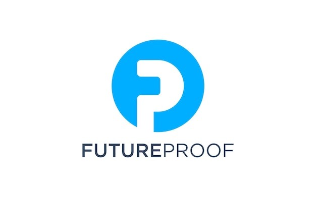 字母p科技标志logo