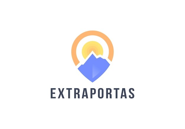 位置信息冒险户外标志logo