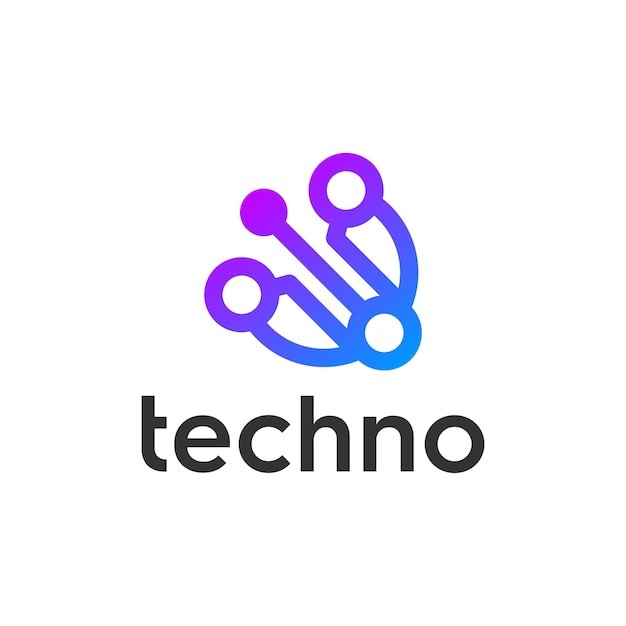 抽象信号接收器标志logo